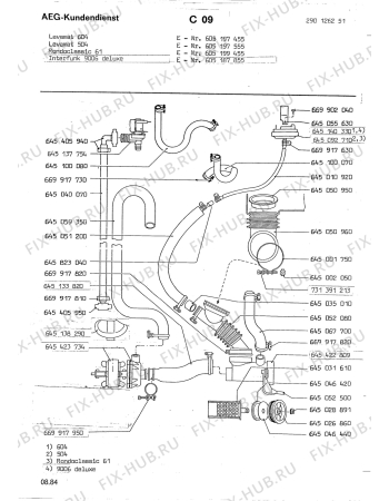 Схема №1 RONDOMAT 83 с изображением Вентиль для посудомойки Aeg 8996451377544